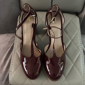 Red Patton leather